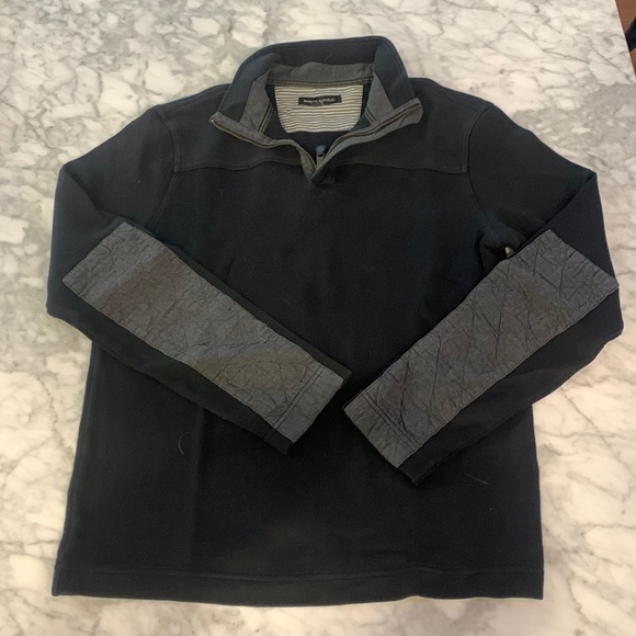 Banana Republic Other - Banana republic quarter zip pullover black/gray size small